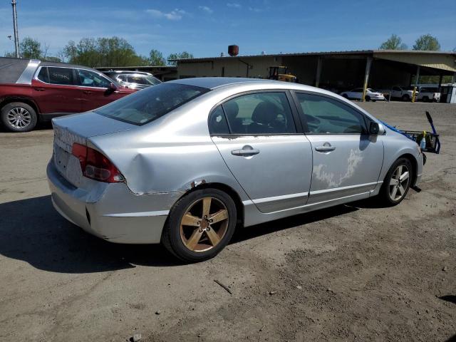 1HGFA16876L067424 - 2006 HONDA CIVIC EX SILVER photo 3