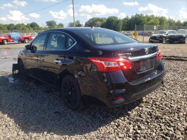 3N1AB7AP6HL711805 - 2017 NISSAN SENTRA S BLACK photo 3