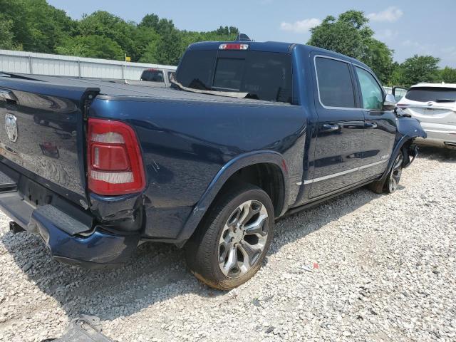 1C6RREHT3LN359172 - 2020 RAM 1500 LIMITED BLUE photo 3