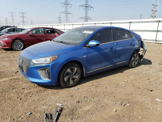 KMHC75LC5HU026542 - 2017 HYUNDAI IONIQ SEL BLUE photo 1