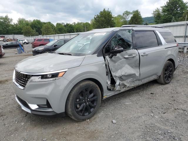 KNDNE5H30N6127418 - 2022 KIA CARNIVAL SX PRESTIGE GRAY photo 1