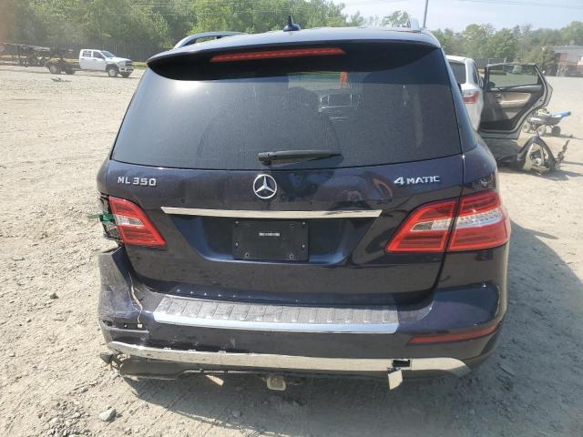 4JGDA5HB1FA618394 - 2015 MERCEDES-BENZ ML 350 4MATIC BLUE photo 6