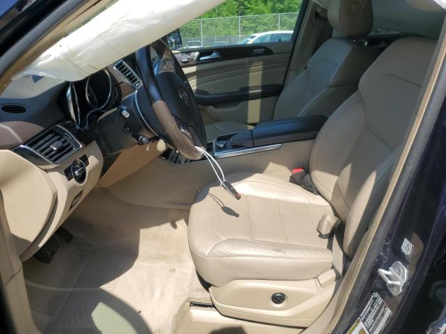 4JGDA5HB1FA618394 - 2015 MERCEDES-BENZ ML 350 4MATIC BLUE photo 7