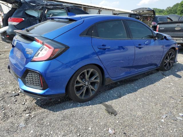 SHHFK7H96HU219038 - 2017 HONDA CIVIC SPORT TOURING BLUE photo 3