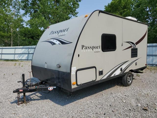 4YDT1511XGT415735 - 2016 KEYSTONE PASSPORT TAN photo 2