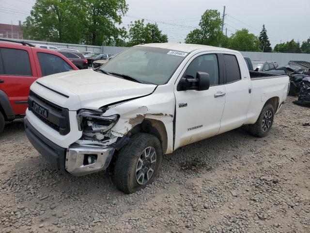 5TFUY5F17GX550529 - 2016 TOYOTA TUNDRA DOUBLE CAB SR/SR5 WHITE photo 1