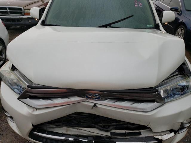 JTEDC3EH4D2018323 - 2013 TOYOTA HIGHLANDER HYBRID LIMITED WHITE photo 12