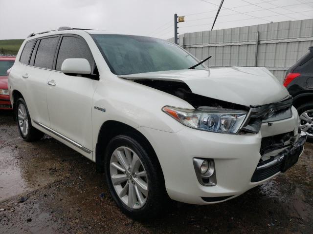 JTEDC3EH4D2018323 - 2013 TOYOTA HIGHLANDER HYBRID LIMITED WHITE photo 4