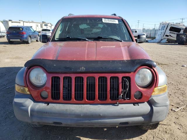 1J4GL48K16W134406 - 2006 JEEP LIBERTY SPORT RED photo 5