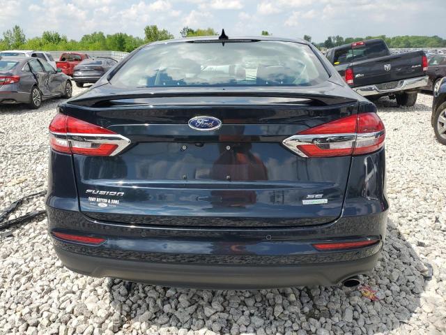 3FA6P0HD5LR125065 - 2020 FORD FUSION SE BLUE photo 6