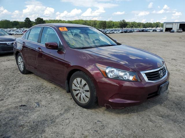 1HGCP2F37AA061929 - 2010 HONDA ACCORD LX MAROON photo 1