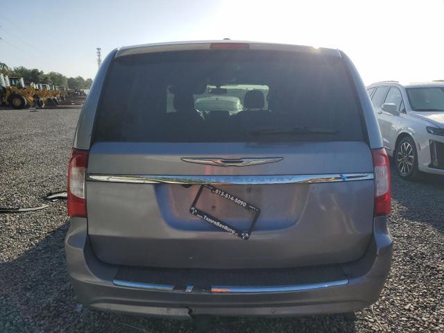 2C4RC1CG7DR805891 - 2013 CHRYSLER TOWN & COU TOURING L SILVER photo 6