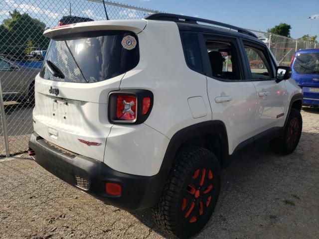 ZACCJBCB0JPH77213 - 2018 JEEP RENEGADE TRAILHAWK WHITE photo 4