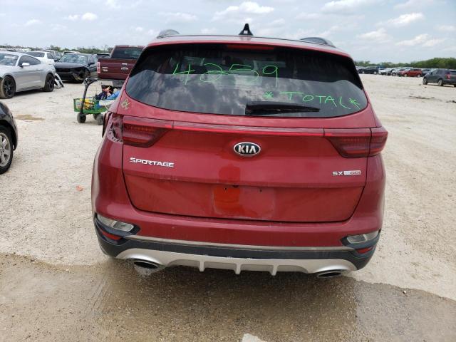 KNDPRCA65M7908241 - 2021 KIA SPORTAGE SX RED photo 6