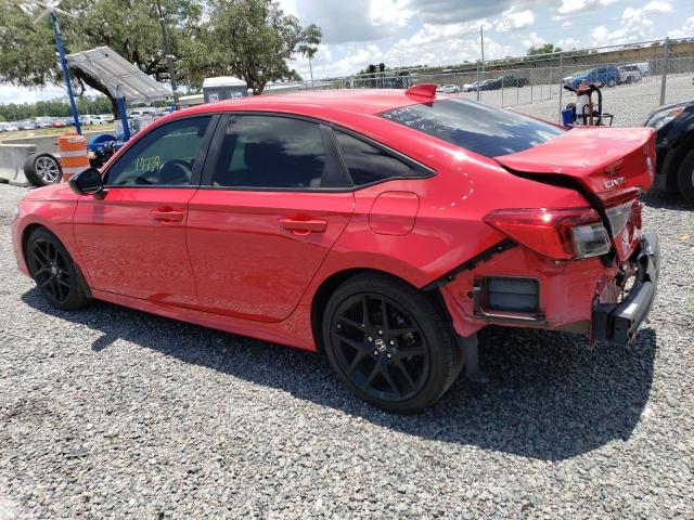 2HGFE2F5XNH516784 - 2022 HONDA CIVIC SPORT 红色 照片 2