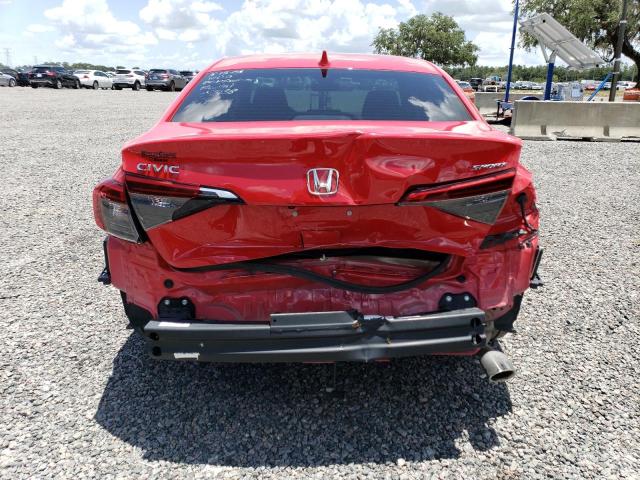 2HGFE2F5XNH516784 - 2022 HONDA CIVIC SPORT 红色 照片 6
