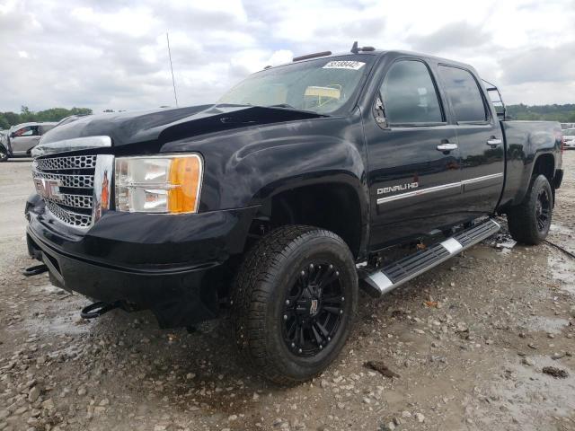 1GT125C82BF128155 - 2011 GMC SIERRA K2500 DENALI BLACK photo 2