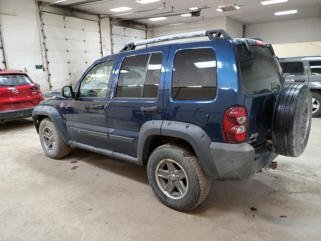 1J4GL38K55W613727 - 2005 JEEP LIBERTY RENEGADE BLUE photo 2