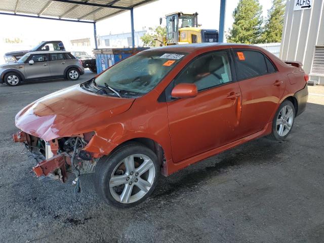 2T1BU4EE6DC070512 - 2013 TOYOTA COROLLA BASE ORANGE photo 1