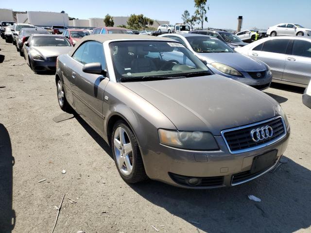 WAUAC48H15K012972 - 2005 AUDI A4 1.8 CABRIOLET GRAY photo 4