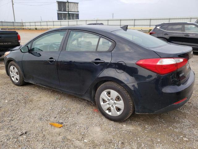 KNAFK4A64F5365756 - 2015 KIA FORTE LX BLACK photo 2