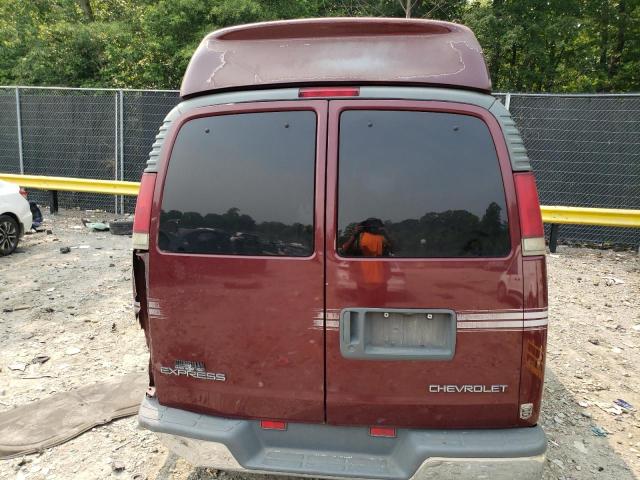 1GBFG15M921228863 - 2002 CHEVROLET EXPRESS RED photo 6