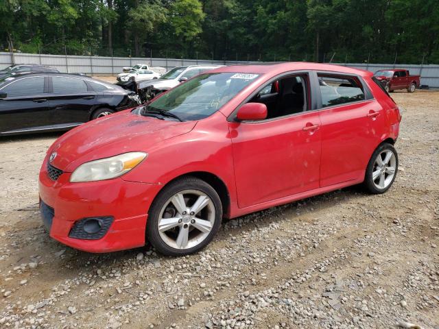 2T1KE40E49C010210 - 2009 TOYOTA COROLLA MA S RED photo 1