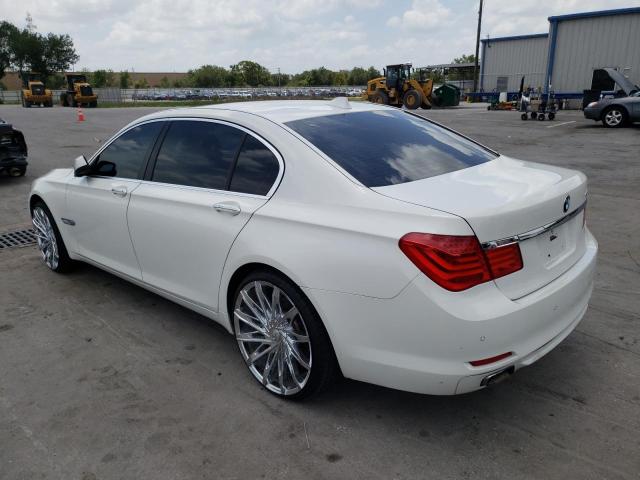 WBAKB4C57BC574353 - 2011 BMW 740 LI WHITE photo 2