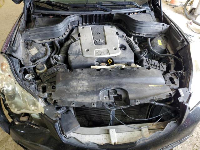 JNKAJ09F68M358649 - 2008 INFINITI EX35 BASE Սև լուսանկար 11
