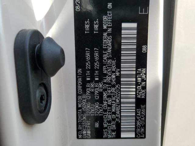 JTJDARBZ1M5022125 - 2021 LEXUS NX 300 BASE Ақ фото 13