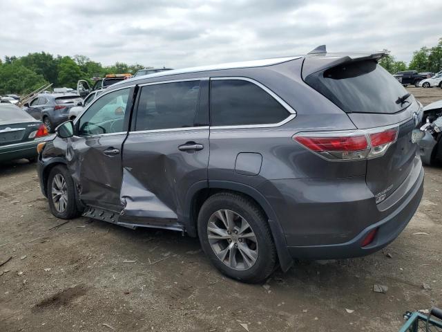 5TDJKRFH4FS190648 - 2015 TOYOTA HIGHLANDER XLE Boz foto 2