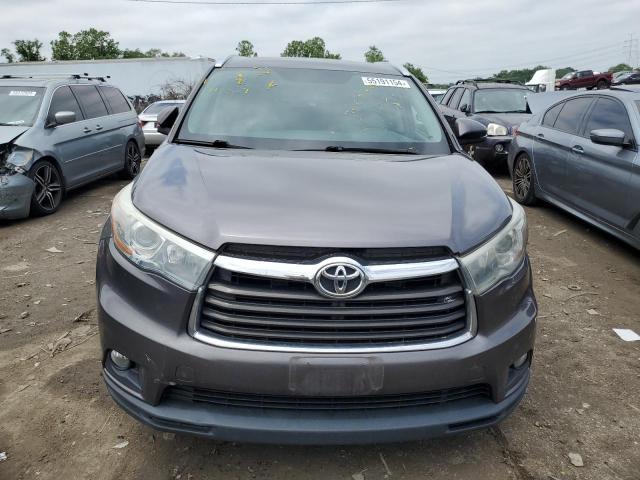 5TDJKRFH4FS190648 - 2015 TOYOTA HIGHLANDER XLE Boz foto 5