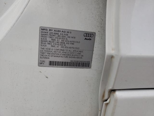 WA1DGBFE6DD001089 - 2013 AUDI Q7 PRESTIGE 白色 照片 12