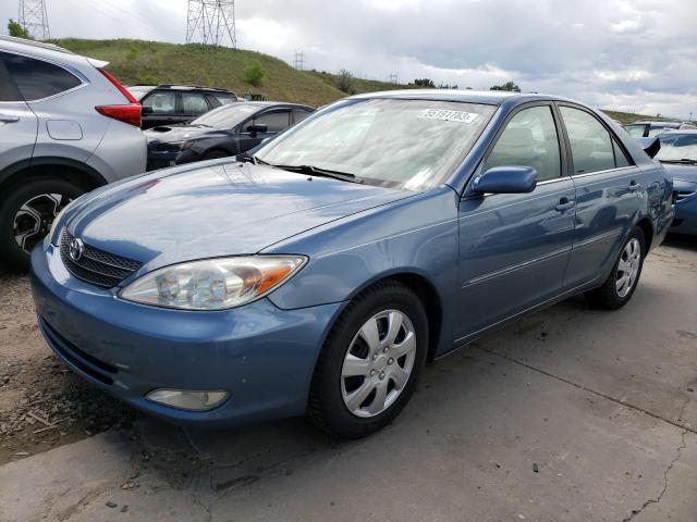 4T1BE32K24U870367 - 2004 TOYOTA CAMRY LE BLUE photo 1