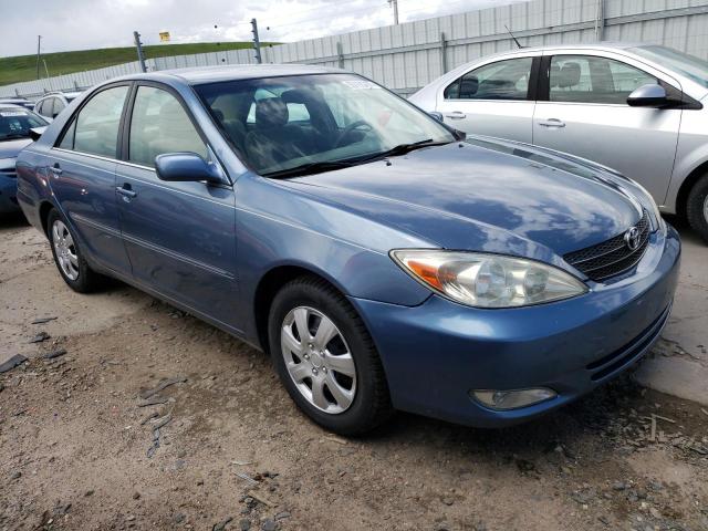 4T1BE32K24U870367 - 2004 TOYOTA CAMRY LE BLUE photo 4