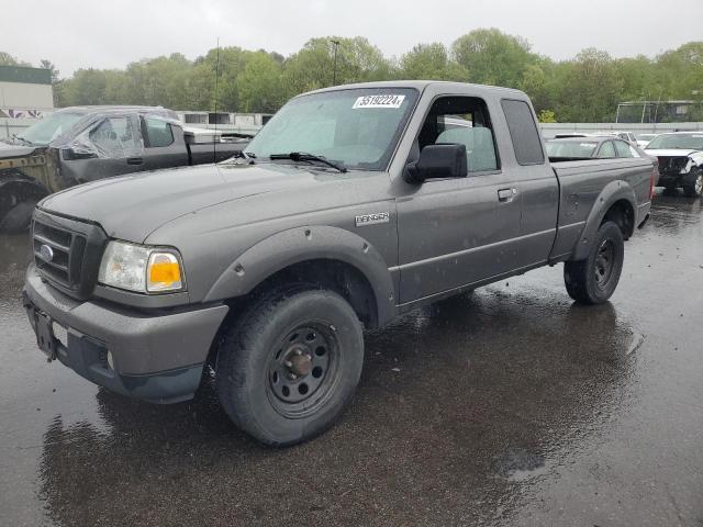 1FTYR14E37PA85583 - 2007 FORD RANGER SUPER CAB GRAY photo 1