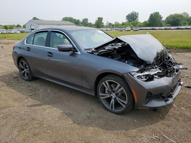3MW5R7J01M8B53935 - 2021 BMW 330XI Gris foto 4