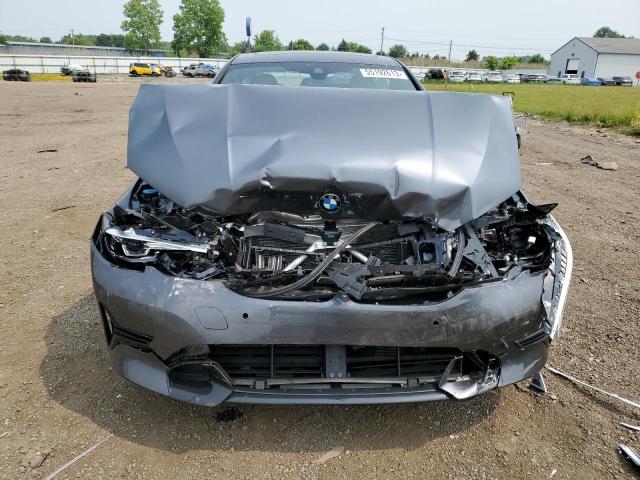 3MW5R7J01M8B53935 - 2021 BMW 330XI Gris foto 5