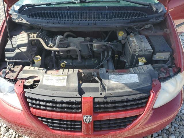 1D4GP45R16B529496 - 2006 DODGE CARAVAN SXT RED photo 12