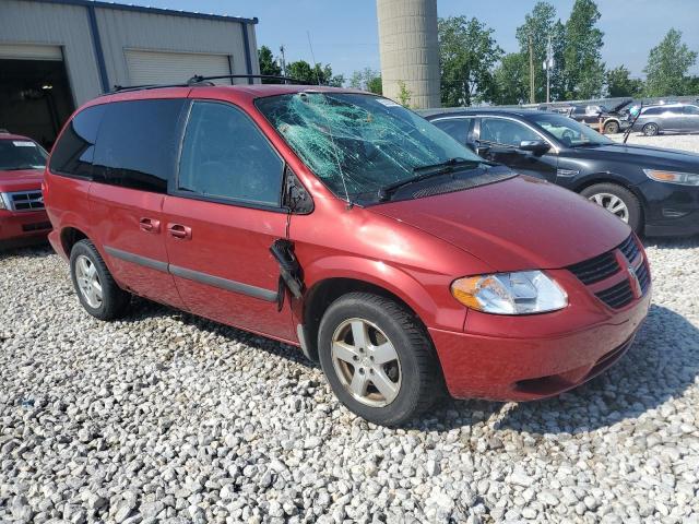 1D4GP45R16B529496 - 2006 DODGE CARAVAN SXT RED photo 4