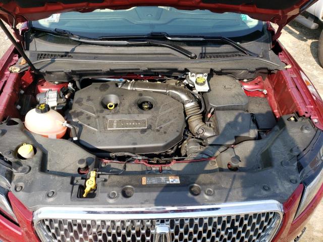 5LMCJ2D91KUL15912 - 2019 LINCOLN MKC SELECT Կարմիր լուսանկար 12