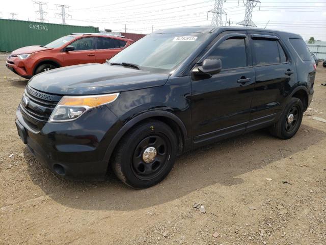 1FM5K8AR5EGB27476 - 2014 FORD EXPLORER POLICE INTERCEPTOR BLACK photo 1