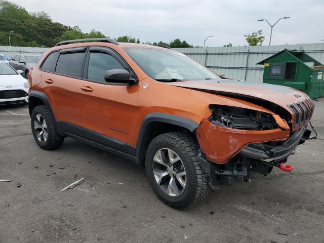 1C4PJMBS9GW143067 - 2016 JEEP CHEROKEE TRAILHAWK ORANGE photo 4