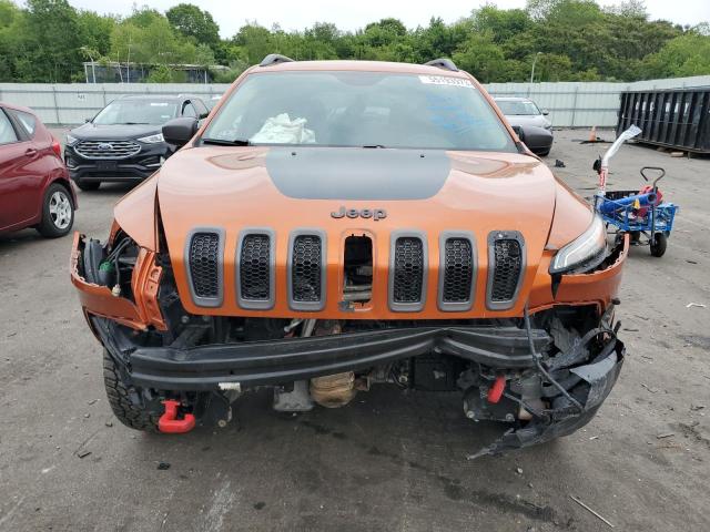 1C4PJMBS9GW143067 - 2016 JEEP CHEROKEE TRAILHAWK ORANGE photo 5