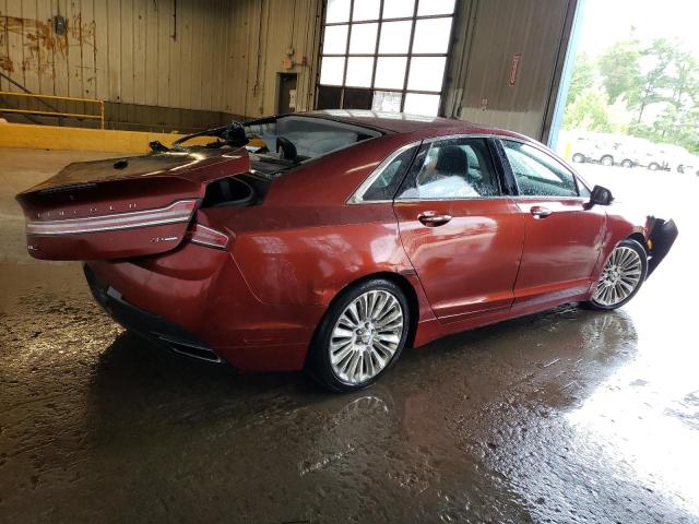 3LN6L2J93ER832901 - 2014 LINCOLN MKZ RED photo 3