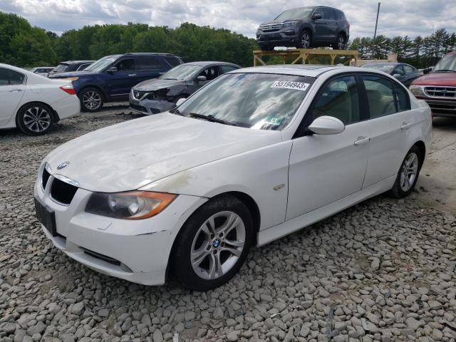 WBAVC57548NK77581 - 2008 BMW 328 I SULEV WHITE photo 2