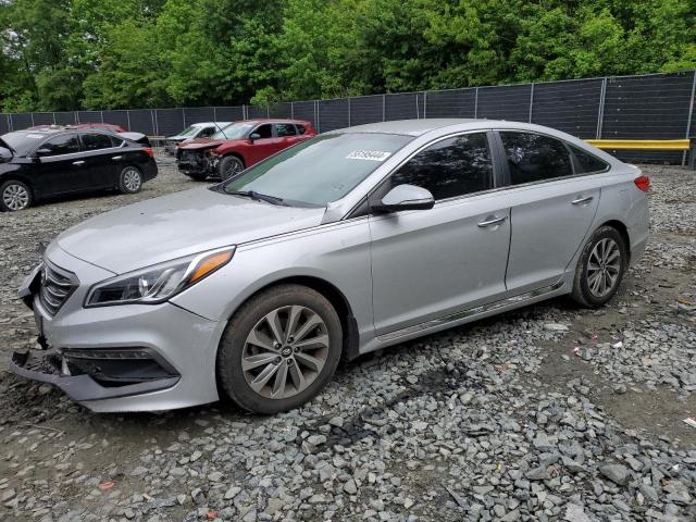 5NPE34AF7GH299913 - 2016 HYUNDAI SONATA SPORT SILVER photo 1