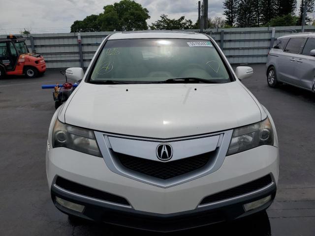 2HNYD2H39CH523190 - 2012 ACURA MDX TECHNOLOGY WHITE photo 5