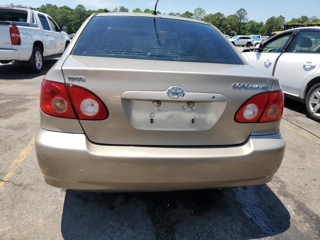 1NXBR32E66Z661053 - 2006 TOYOTA COROLLA CE TAN photo 6