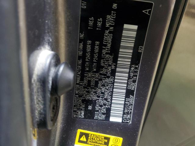 5TDJKRFH7GS251363 - 2016 TOYOTA HIGHLANDER XLE Boz foto 14